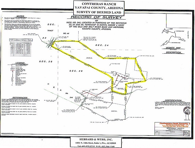 Contreras Ranch Assessors Map