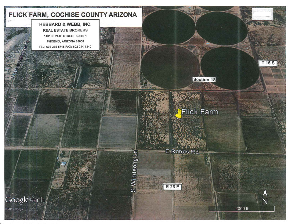 Flick Farm Aerial Map