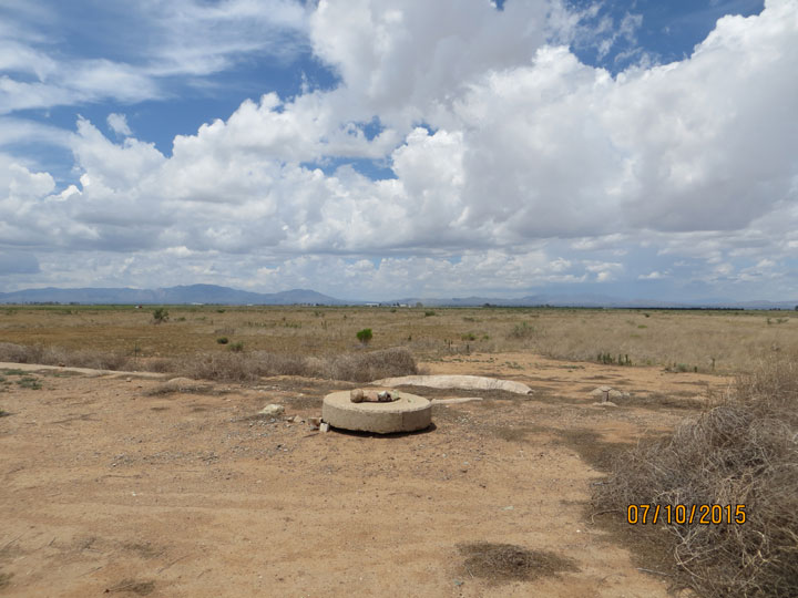 Well site on east side of property