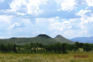 Looking Southwest at Corrals at C J Ranch Headquarters