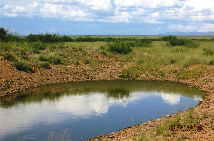 Pond in Section 15 T19S R27E