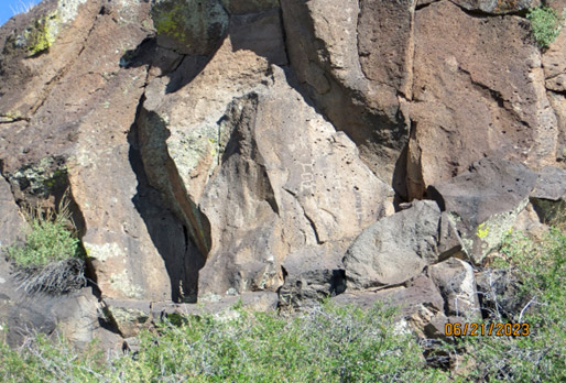 Rock Pictographs at Shuster Spring